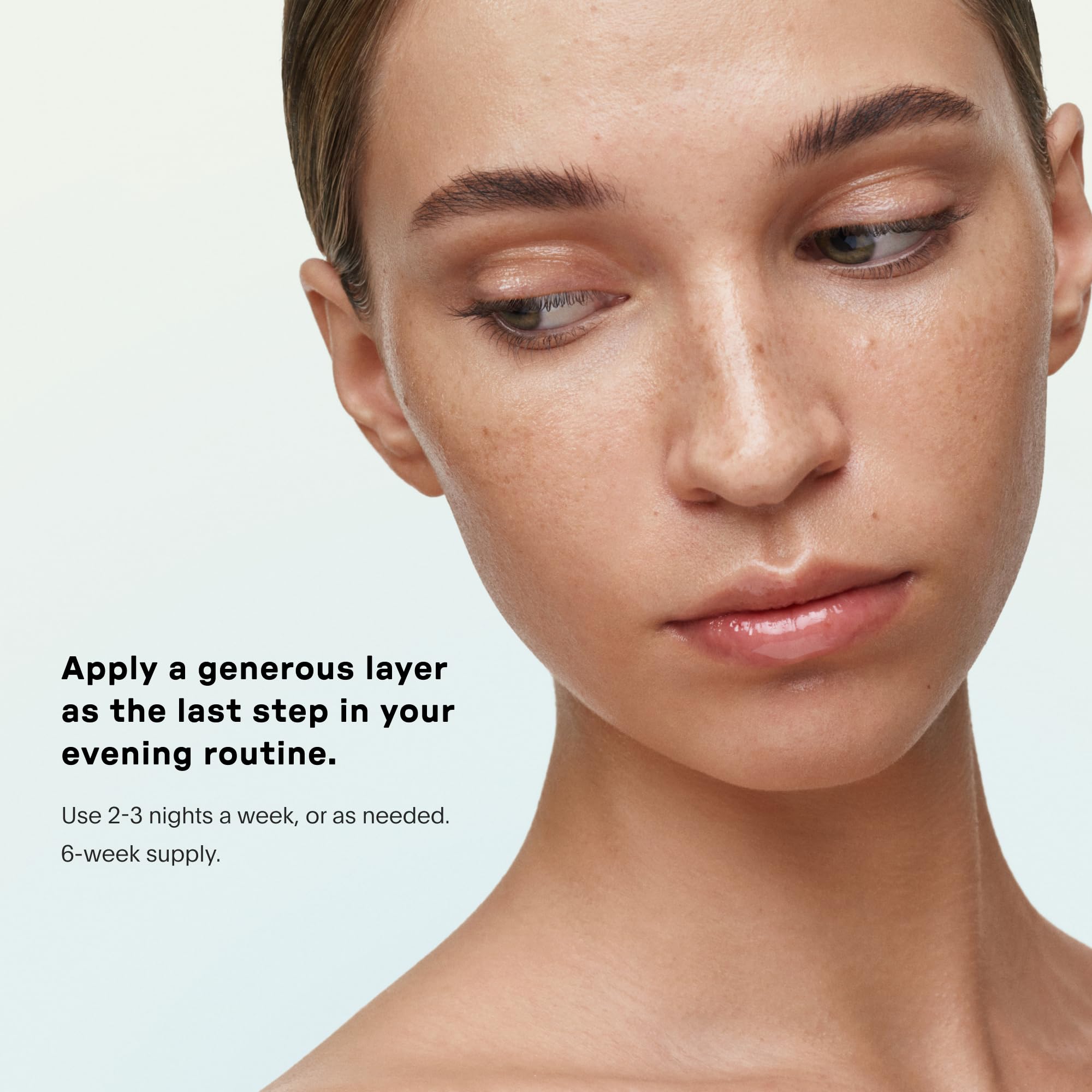 U Beauty Barrier Night Cream skin portrait emphasizing healthy glow and renewed texture