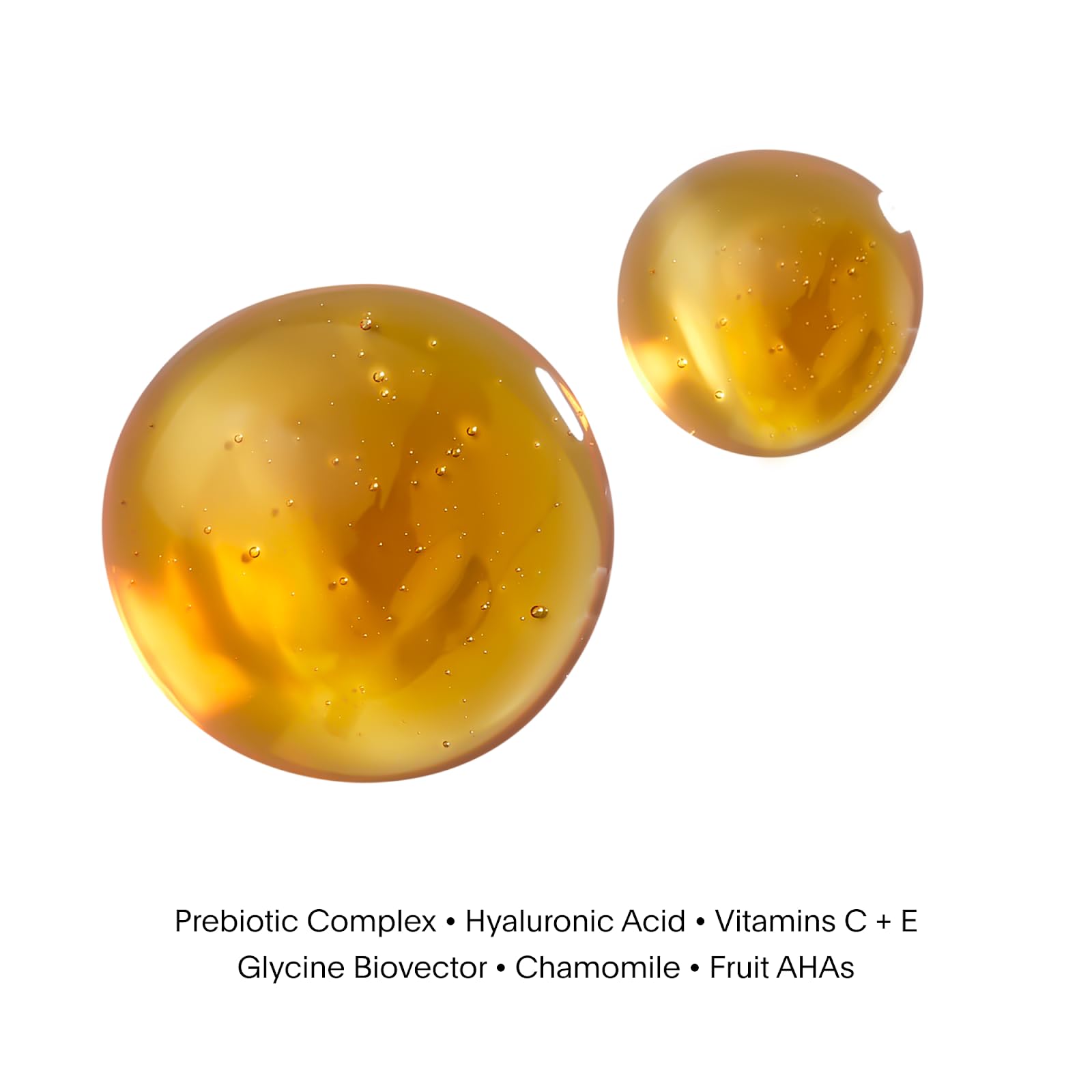 Silky texture close-up of U Beauty Resurfacing Compound Serum on skin.