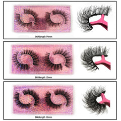 U-Hotmi handmade 3D lashes with soft volume and dimension
