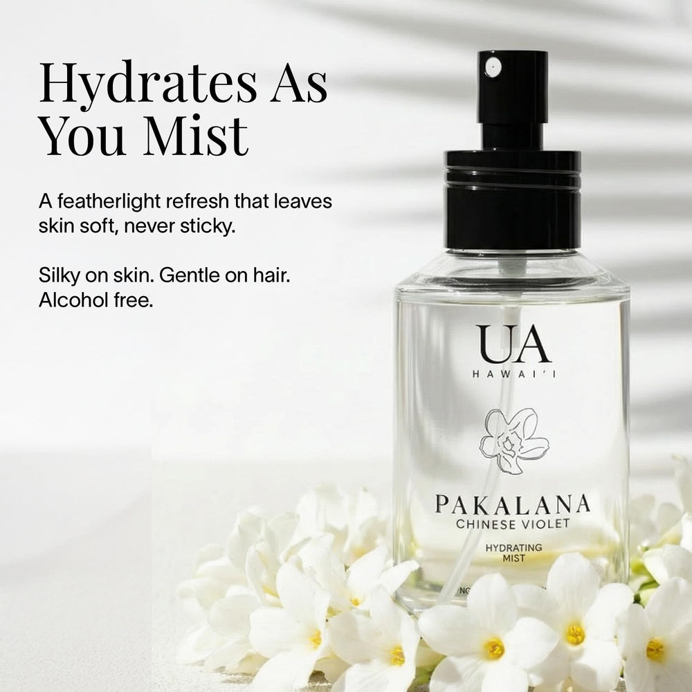 Ua Body Pakalana travel-size mist in a gym bag