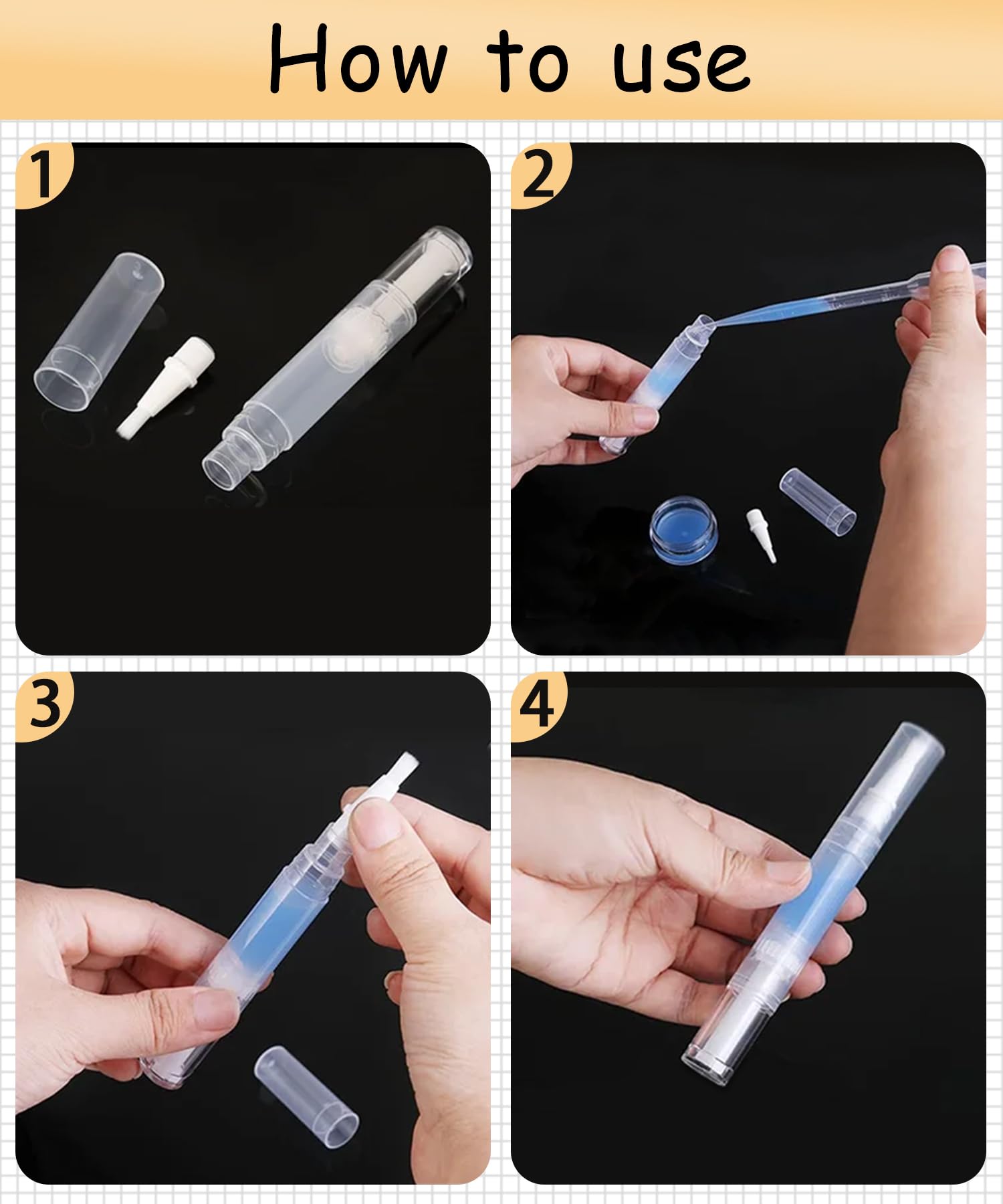 uadbau versatile dispenser pen for oils, serums, and gloss