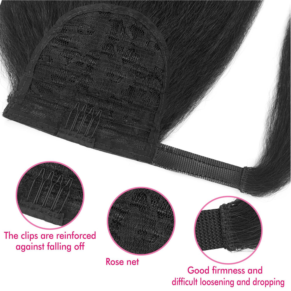 UAmy Hair packaging shot highlighting daily-use ponytail convenience.