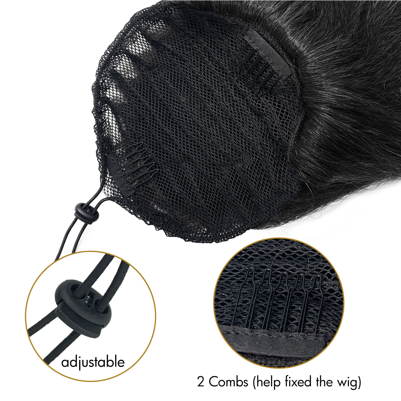 UAmy hair ponytail suited for daily use, travel, and events