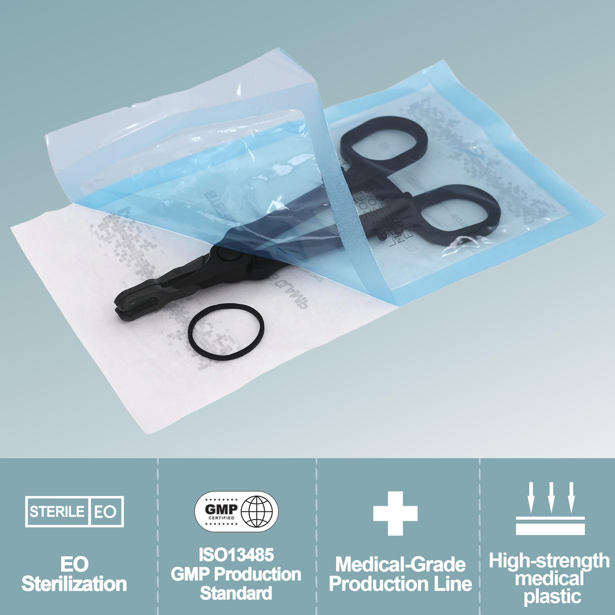 UAN sterilized clamp demonstrates an ergonomic grip for comfortable use.