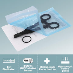 UAN sterilized clamp demonstrates an ergonomic grip for comfortable use.