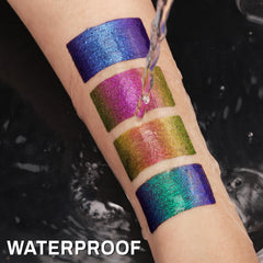 UCANBE Chameleon fine-tip eyeliner enables precise, crisp lines.
