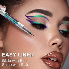 UCANBE Chameleon eyeliner waterproof formula resists sweat for all-day wear.