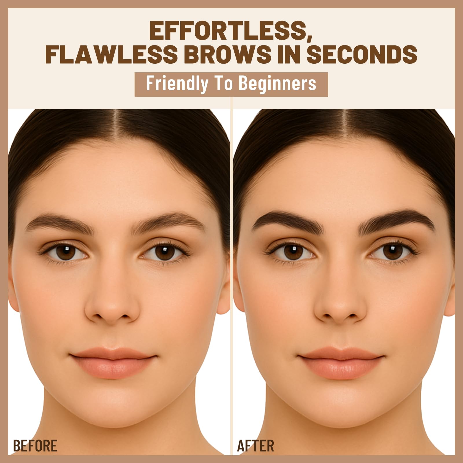 UCANBE double-ended brush blends color for a seamless, natural blend