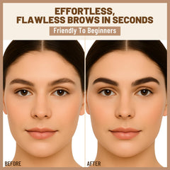 UCANBE double-ended brush blends color for a seamless, natural blend