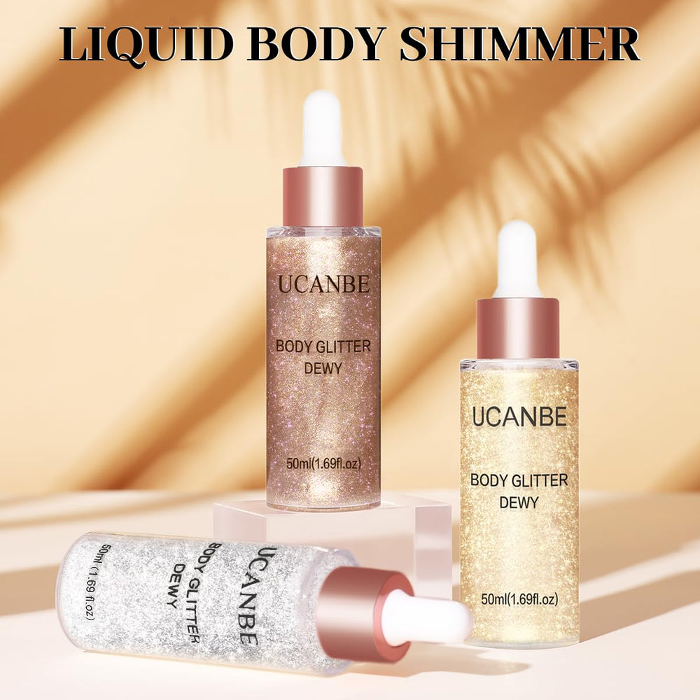 UCANBE Glow Shimmer Drop packaging-display showcases stylish set for gifting