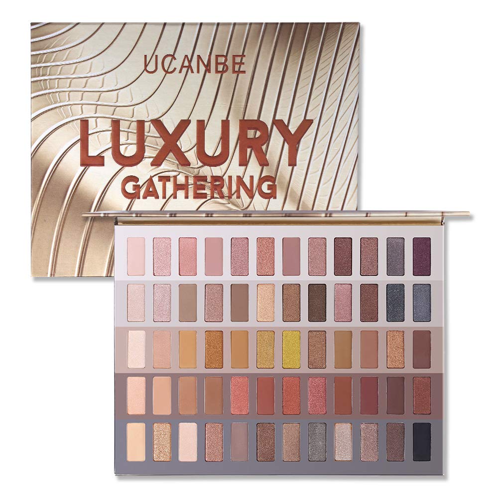 UCANBE Luxury Gathering neutral palette front cover shows premium packaging and versatile shade range.