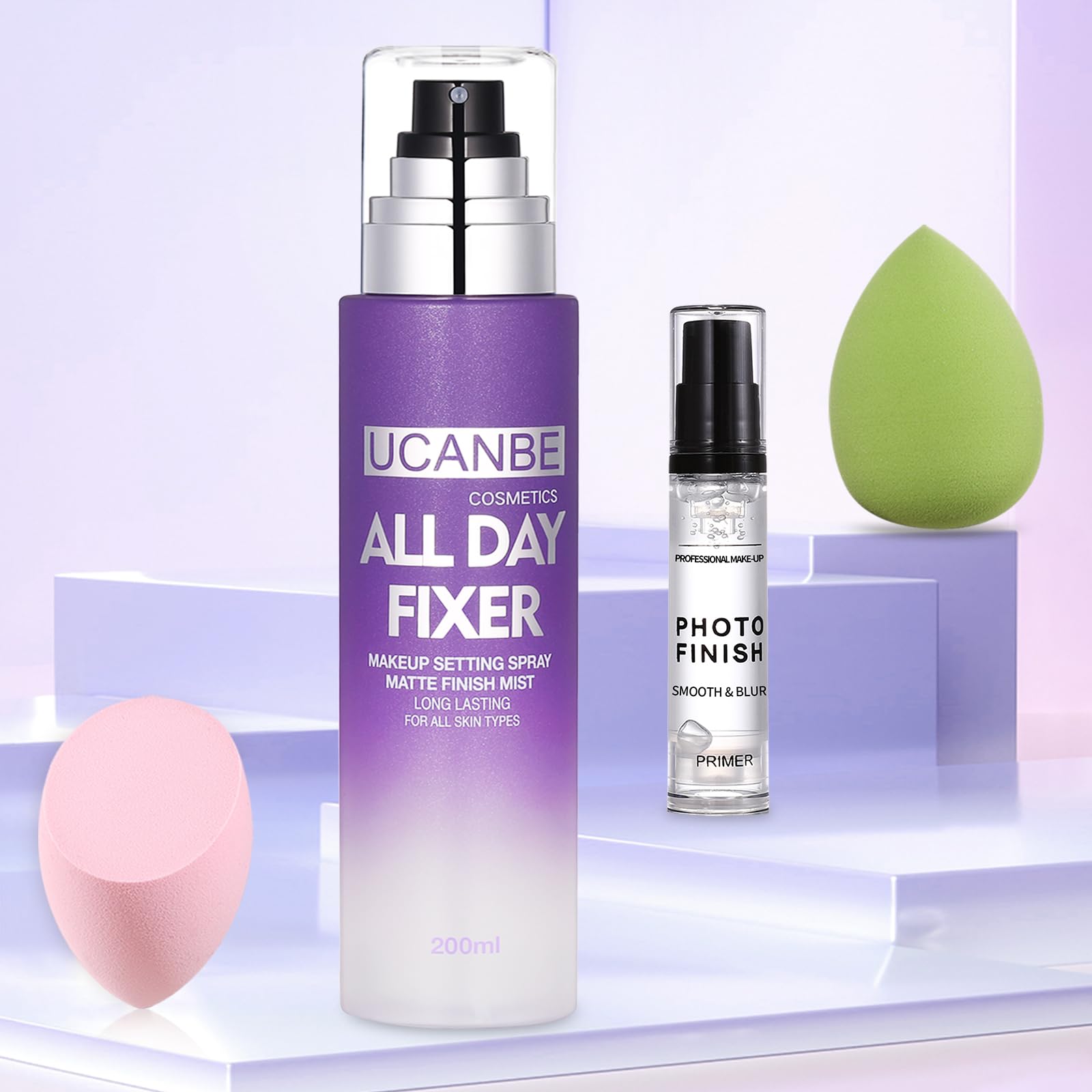 UCANBE multi-use makeup sponge for versatile application.