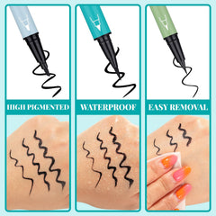 UCANBE slim-tapered angled-tip eyeliner for versatile line thickness and defined strokes.