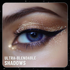 UCANBEMAKEUP Baked Eyeshadow Palette day-to-night looks with seamless blending and buildable color