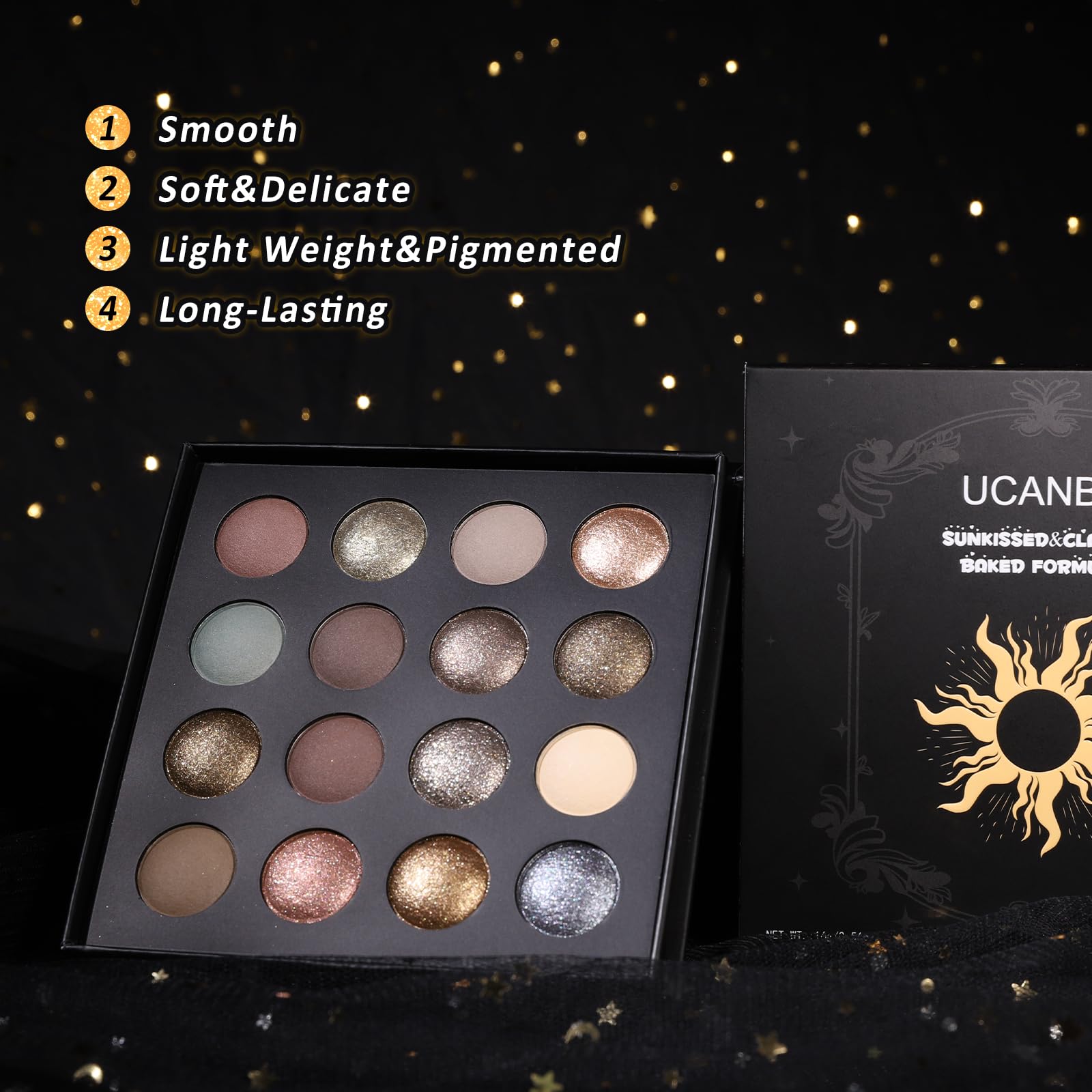 UCANBEMAKEUP shades flatter all skin tones and eye shapes.