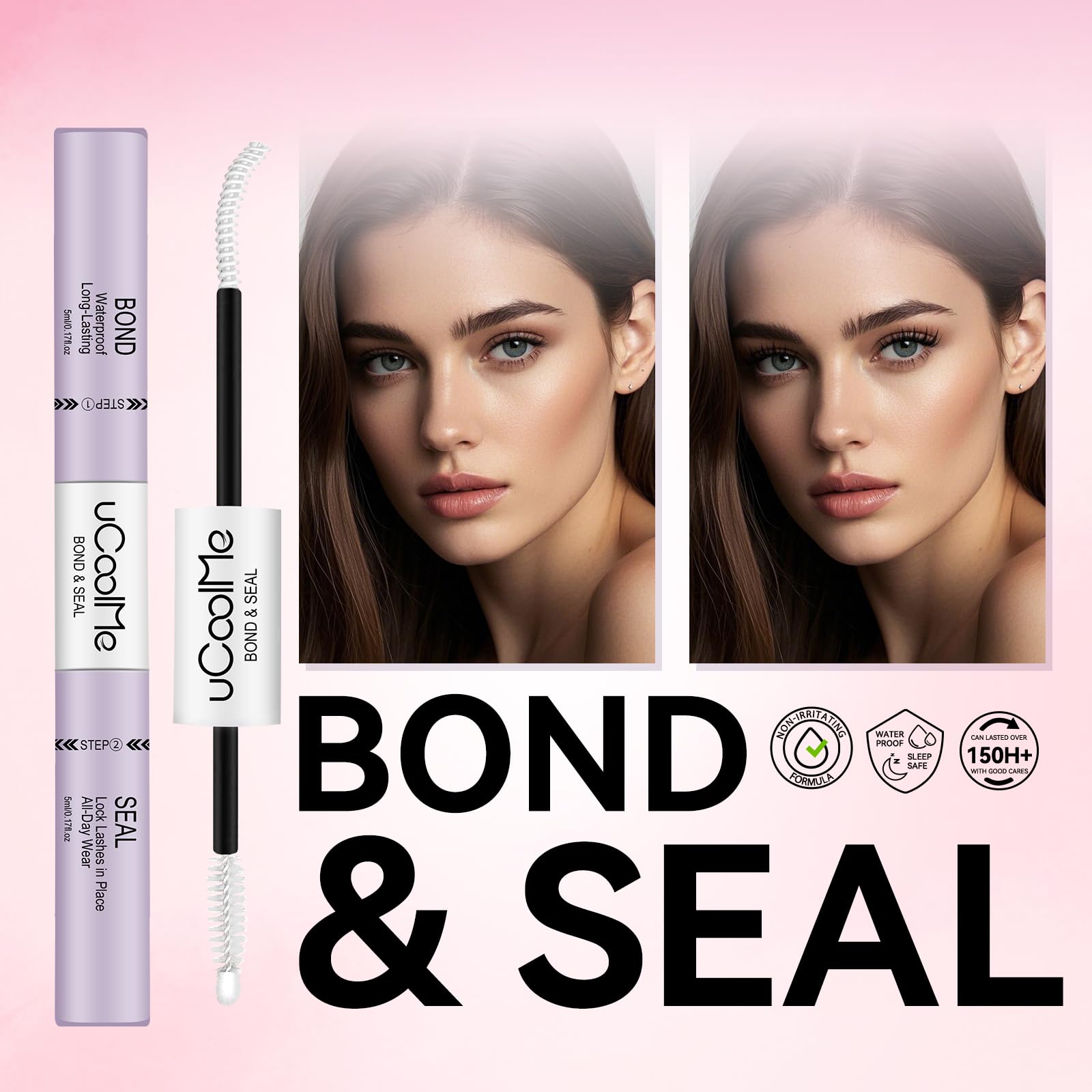 UCOOLME applicator brush offers precise, mess-free lash application with UCOOLME