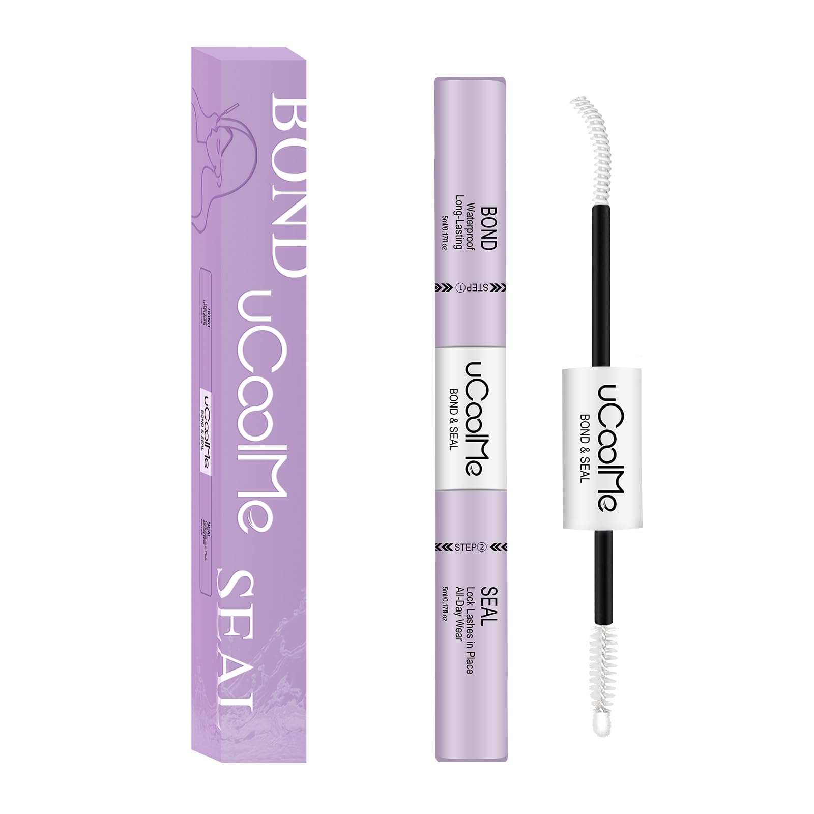 UCOOLME Lash Bond and Seal bottle pour shows durable hold and easy dispensing for daily use