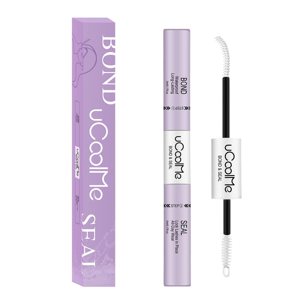 UCOOLME Lash Bond and Seal bottle pour shows durable hold and easy dispensing for daily use