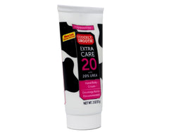Applying cream on hands to illustrate quick absorption and soothing feel