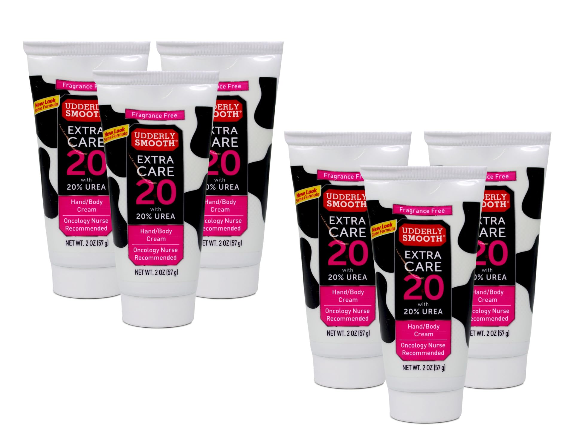Udderly Smooth Extra Care 20% Urea unscented cream packaging ready for hydration