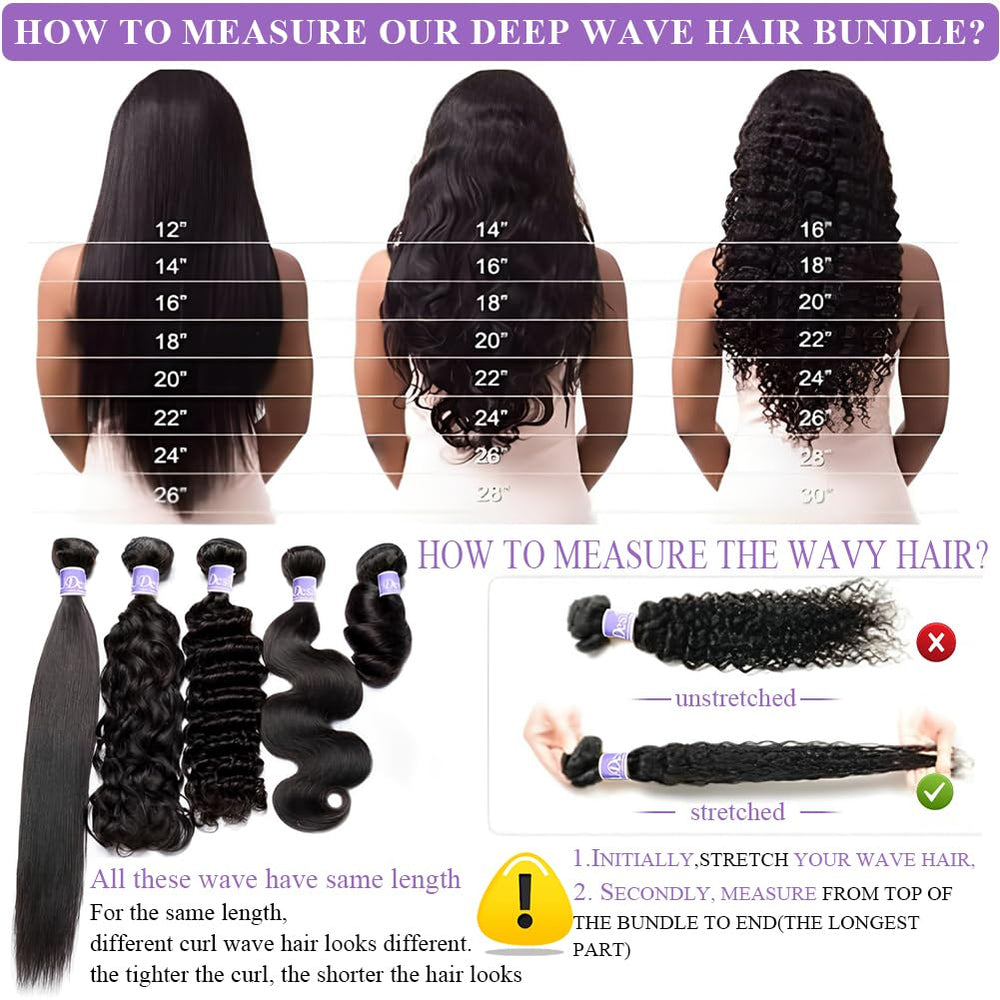 UDesire 100% human hair deep wave bundle offers long-lasting wear with care