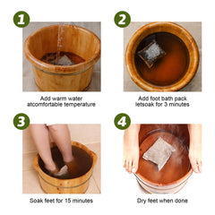 UDOIT foot soak for swelling relief demonstrates gentle foot comfort after a long day.