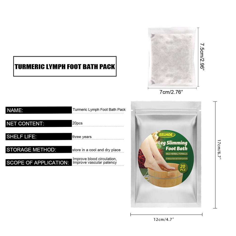 UDOIT mugwort foot soak bag therapy image highlights soothing relief for tired feet.
