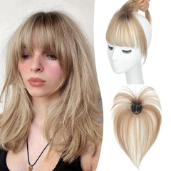 UDU clip-in bangs with 360° cover for a seamless, natural look