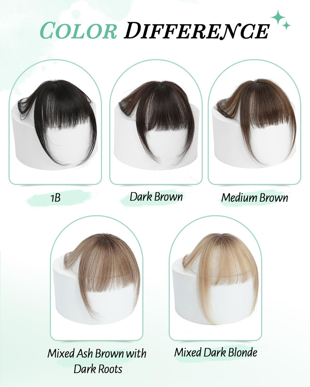 UDU lightweight, reusable hairpiece for quick transformations