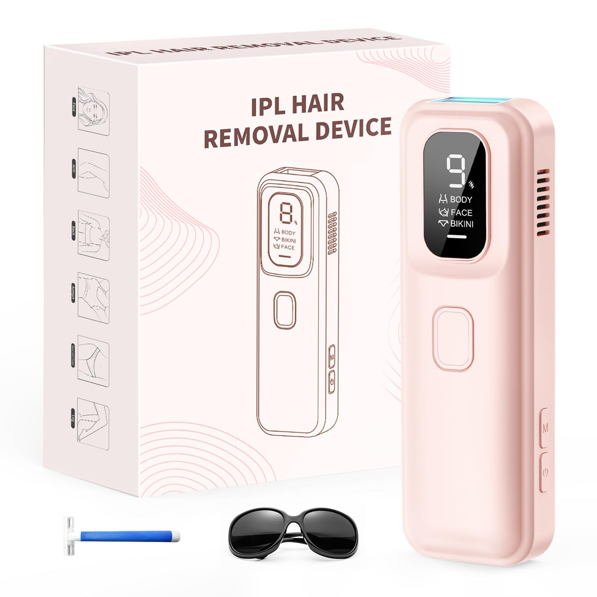 UENMOON face IPL hair removal for precise facial treatment and smoother skin