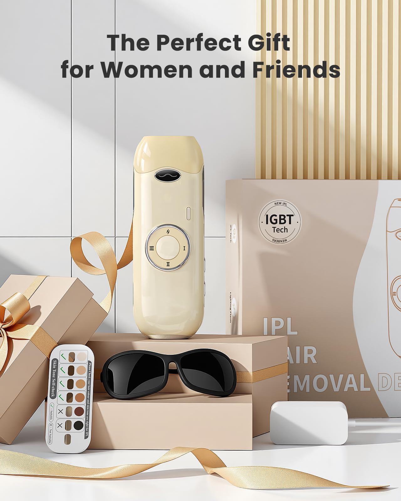 UENMOON laser hair remover use on legs for faster coverage