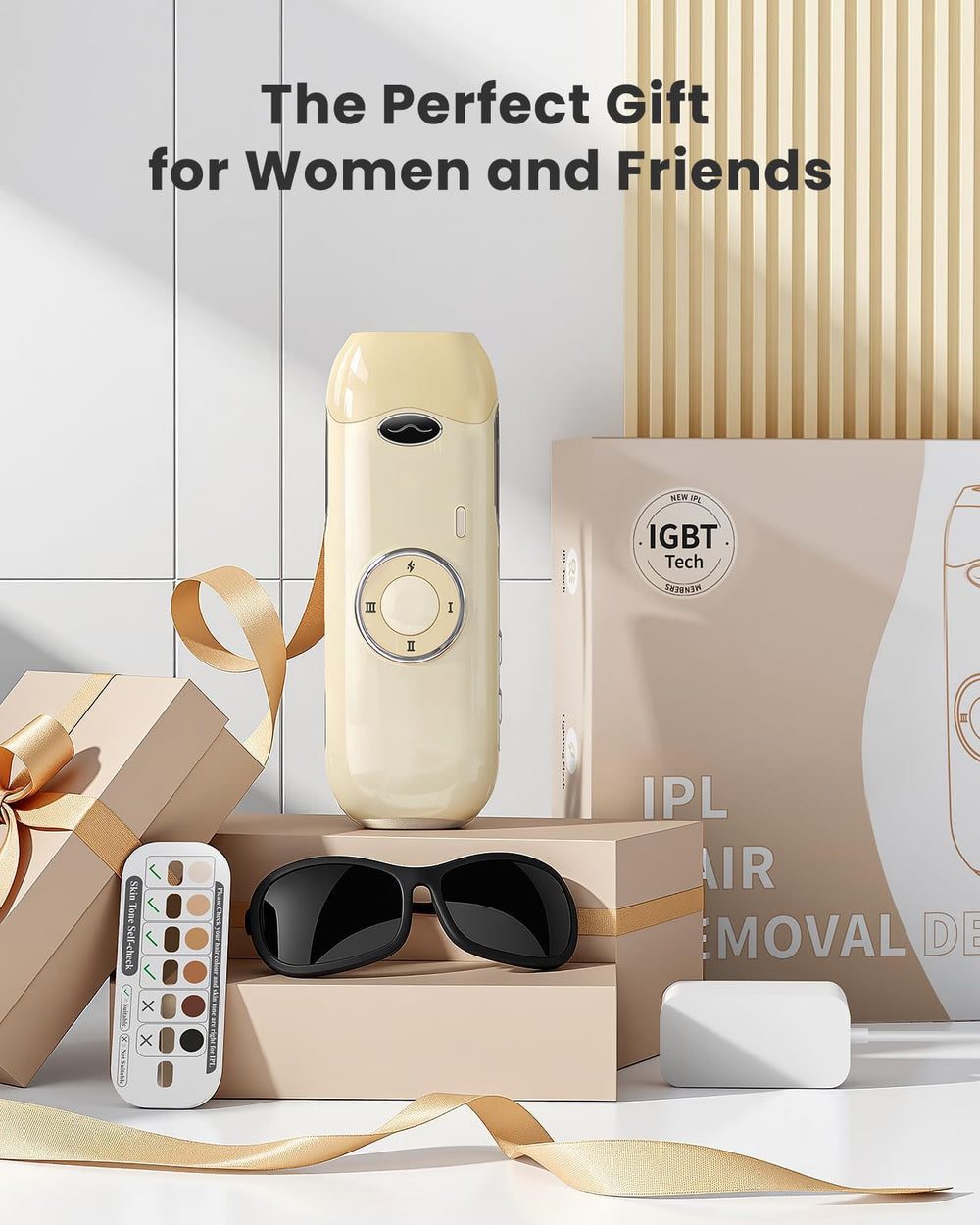 UENMOON laser hair remover use on legs for faster coverage