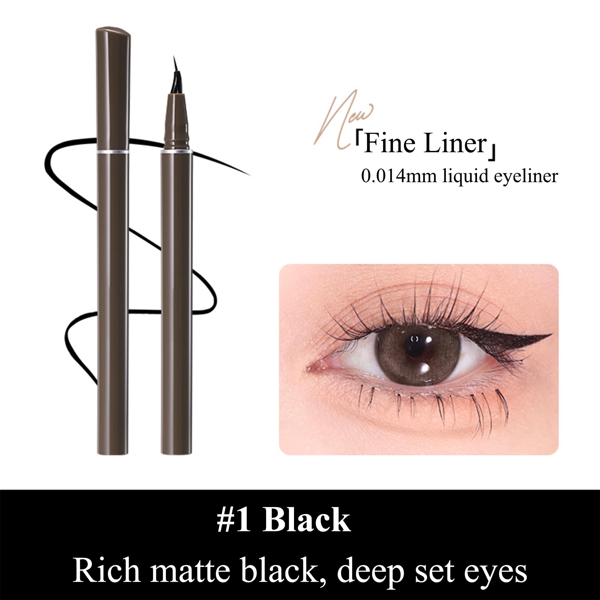 Ueuiu Judy Doll waterproof formula persists through rain and sweat.