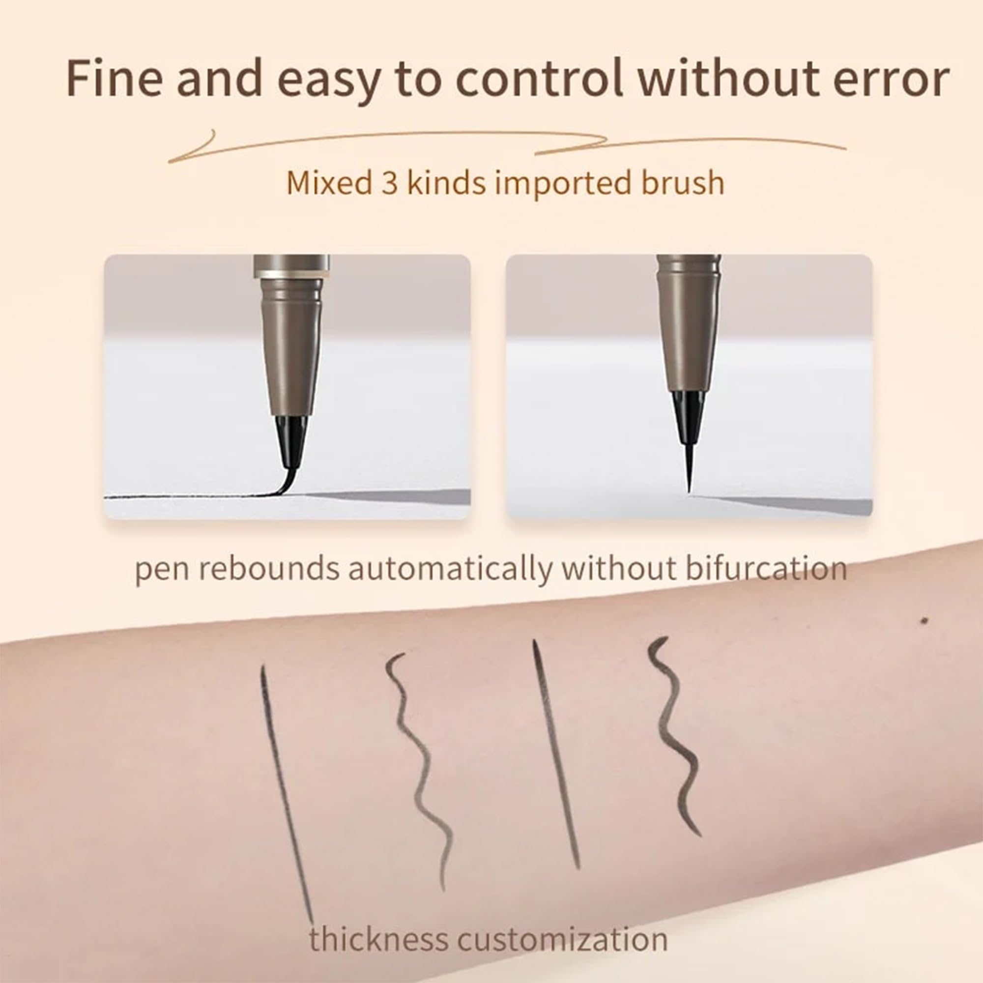 Ueuiu Judy Doll precision liner supports versatile looks from subtle to dramatic.