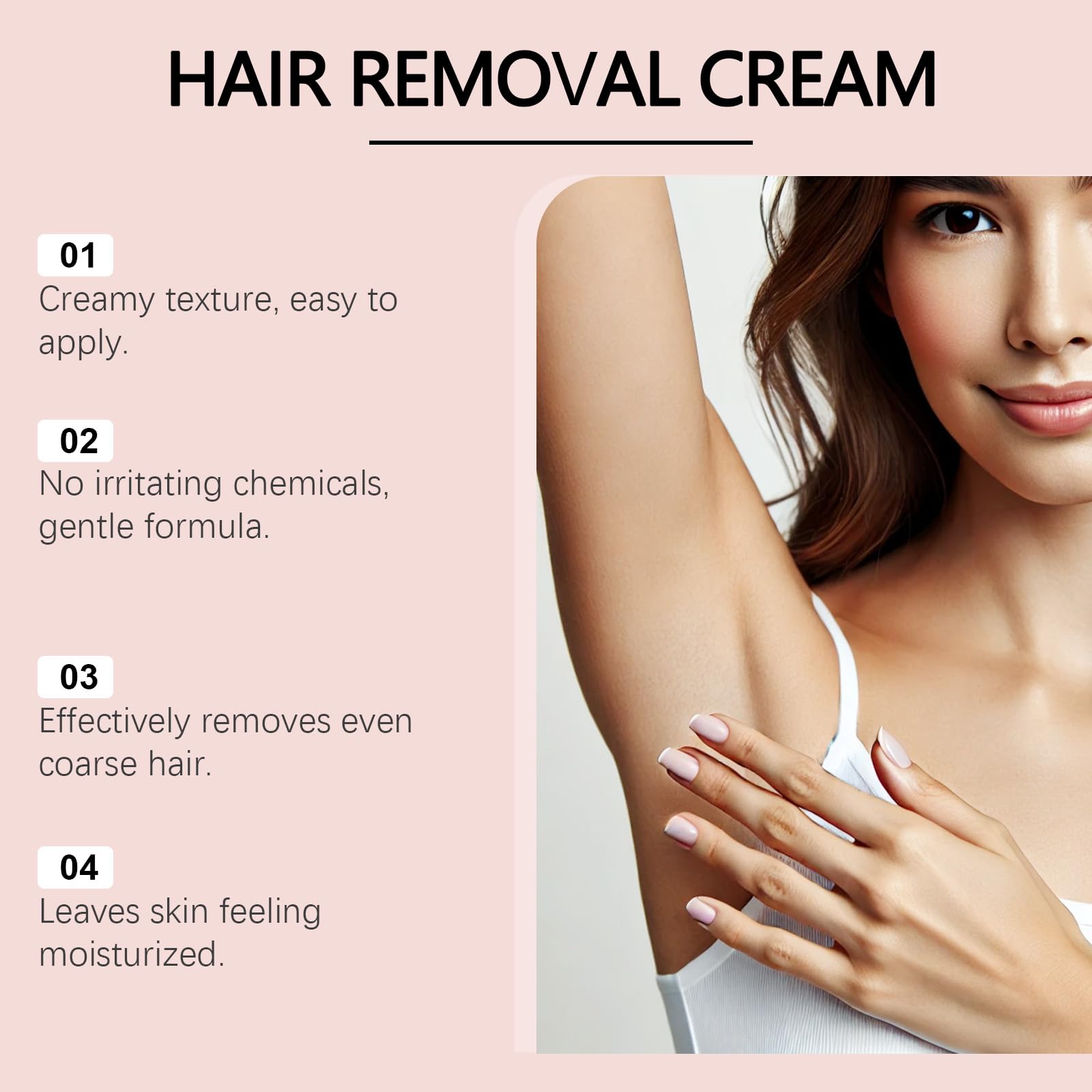 UEVER Bare Basic Cream texture on skin for gentle, even coverage.
