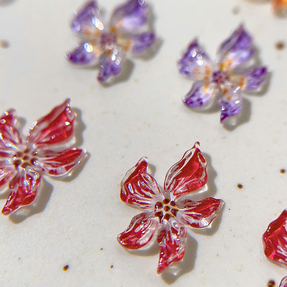 UEYRSEDB jelly resin charms deliver vivid color without fading for nails and crafts.