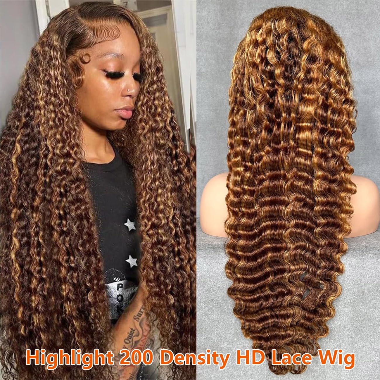 UFHUFH 200 density human hair for full, luxurious fullness