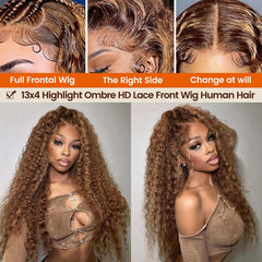 UFHUFH deep wave HD lace front for seamless parting