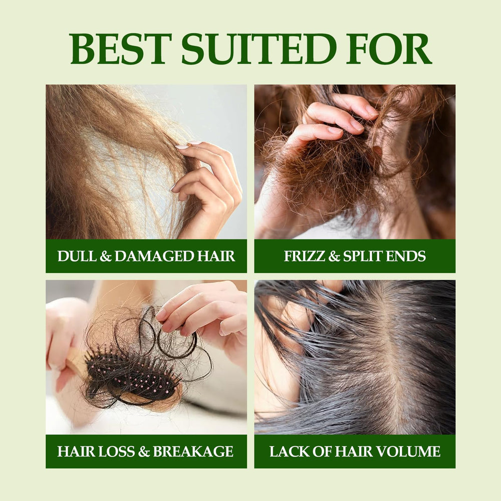 Close-up of hair with shine after using UFNA Batana Oil.