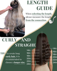 Ugeat 22 inch micro hair extensions length options available
