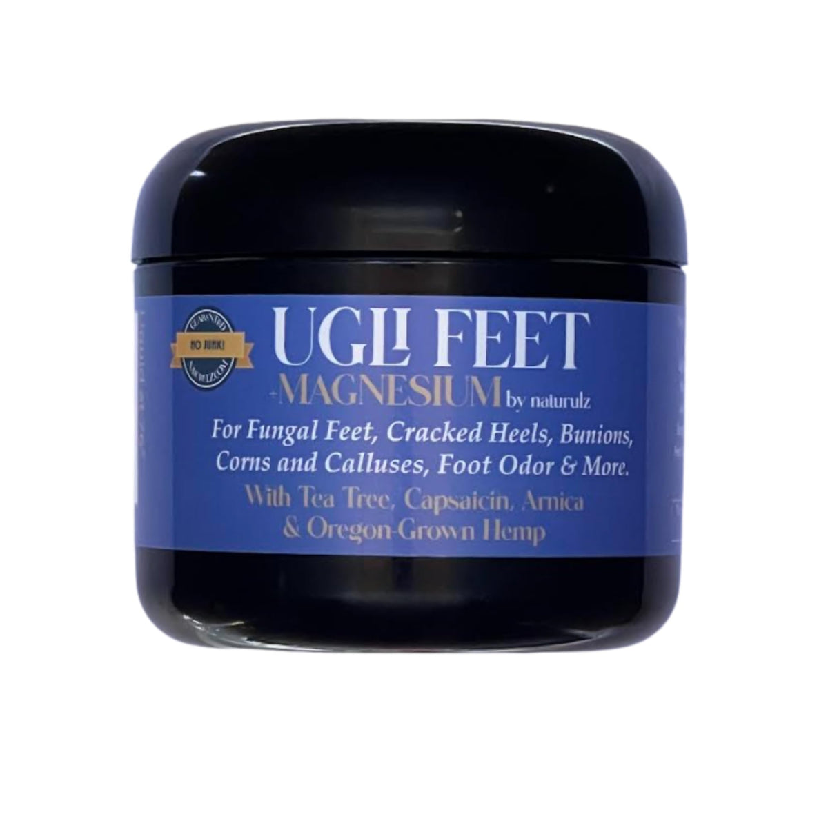 Ugli Feet Magnesium bottle pour shows easy application and quick absorption.