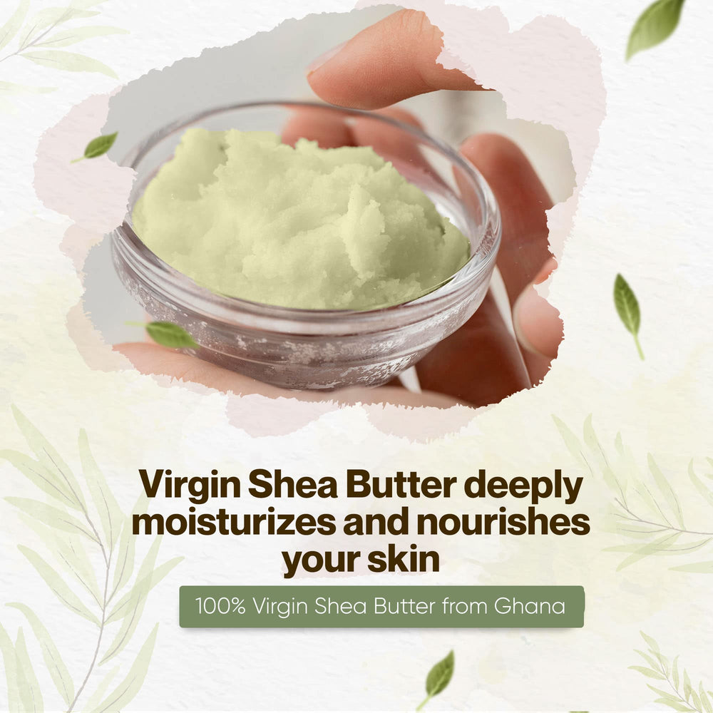 uh*Roh*Muh Shea butter Ghana origin label close-up highlighting origin and purity