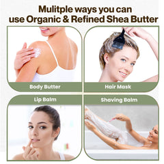 uh*Roh*Muh Bulk-packaged shea butter suitable for labs and crafts