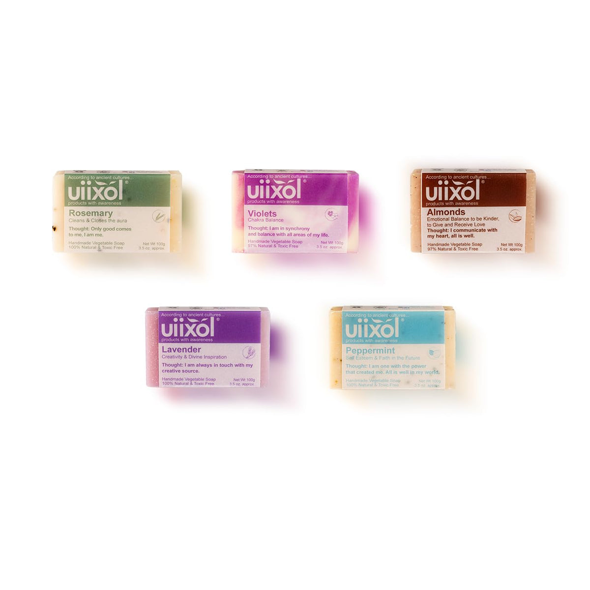 Uiixol almonds soap bar—exfoliation and gentle cleansing for sensitive skin.