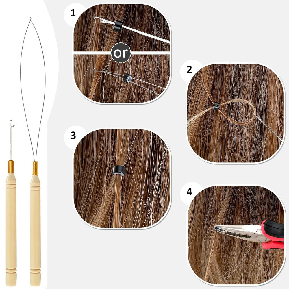 Uiohfiy comb for detangling and even distribution.