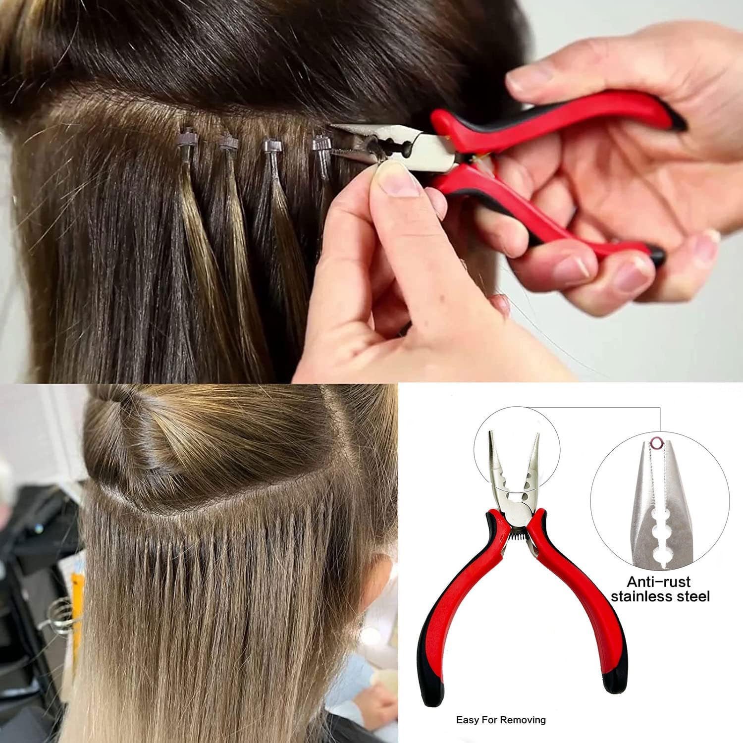 Uiohfiy crochet threader and pulling loop set for easy threading.