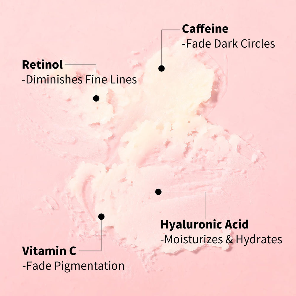 UJhay Retinol Eye Stick applied under-eye area showing soothing hydration