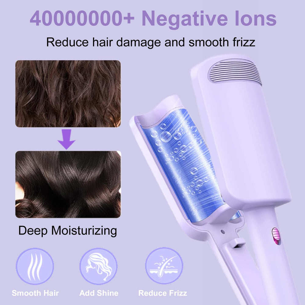 UJIO hair crimper heats up in 30 seconds for quick styling