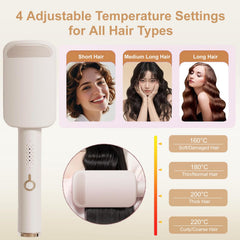 UJIO anti-scald tips keep you safe while shaping waves with the beach waver.