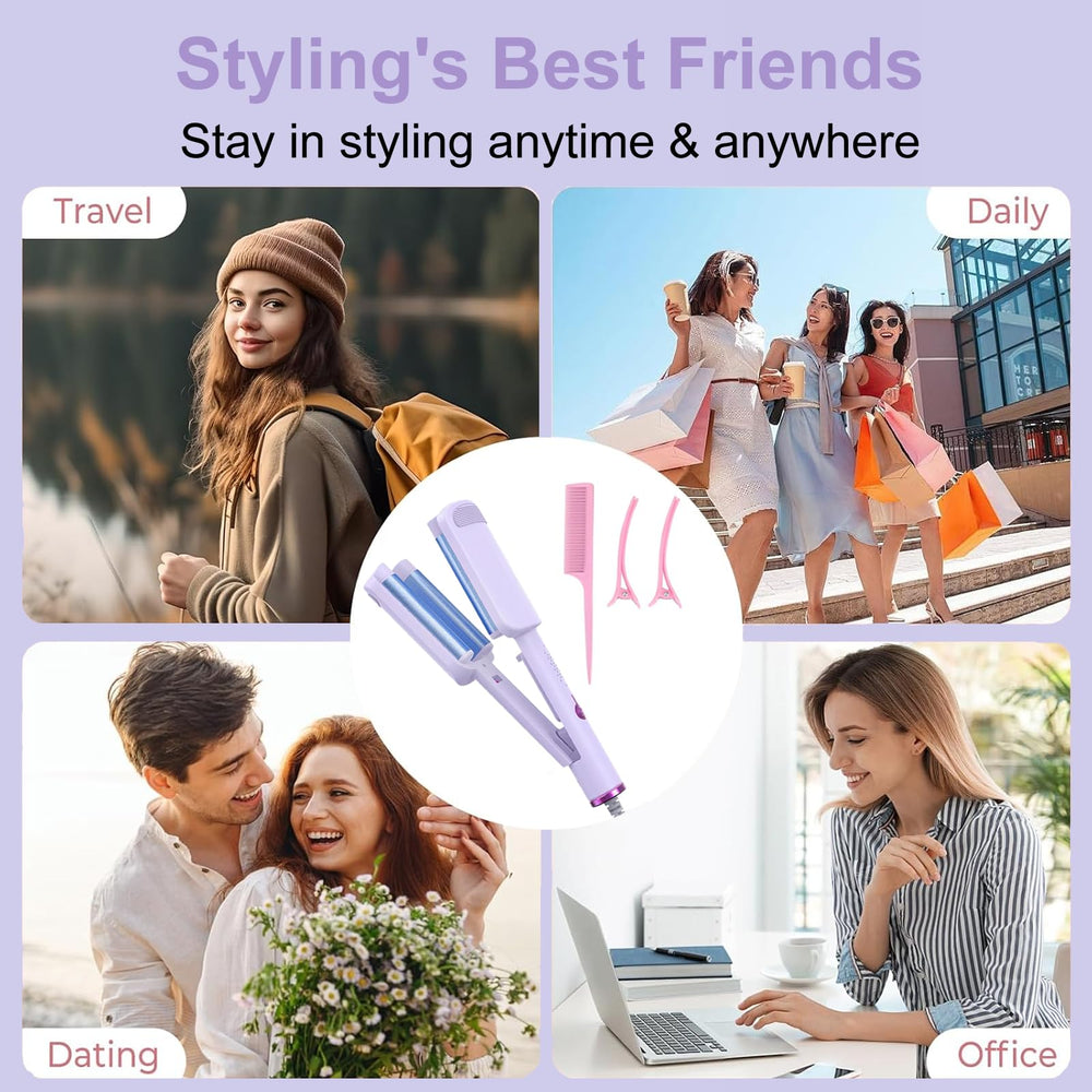UJIO dual voltage travel lock feature for styling abroad